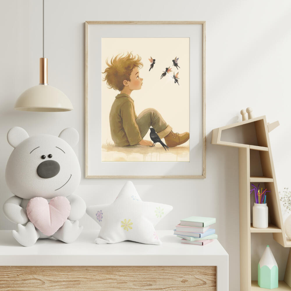 Create a reading corner filled with Nordic stories and imagination.